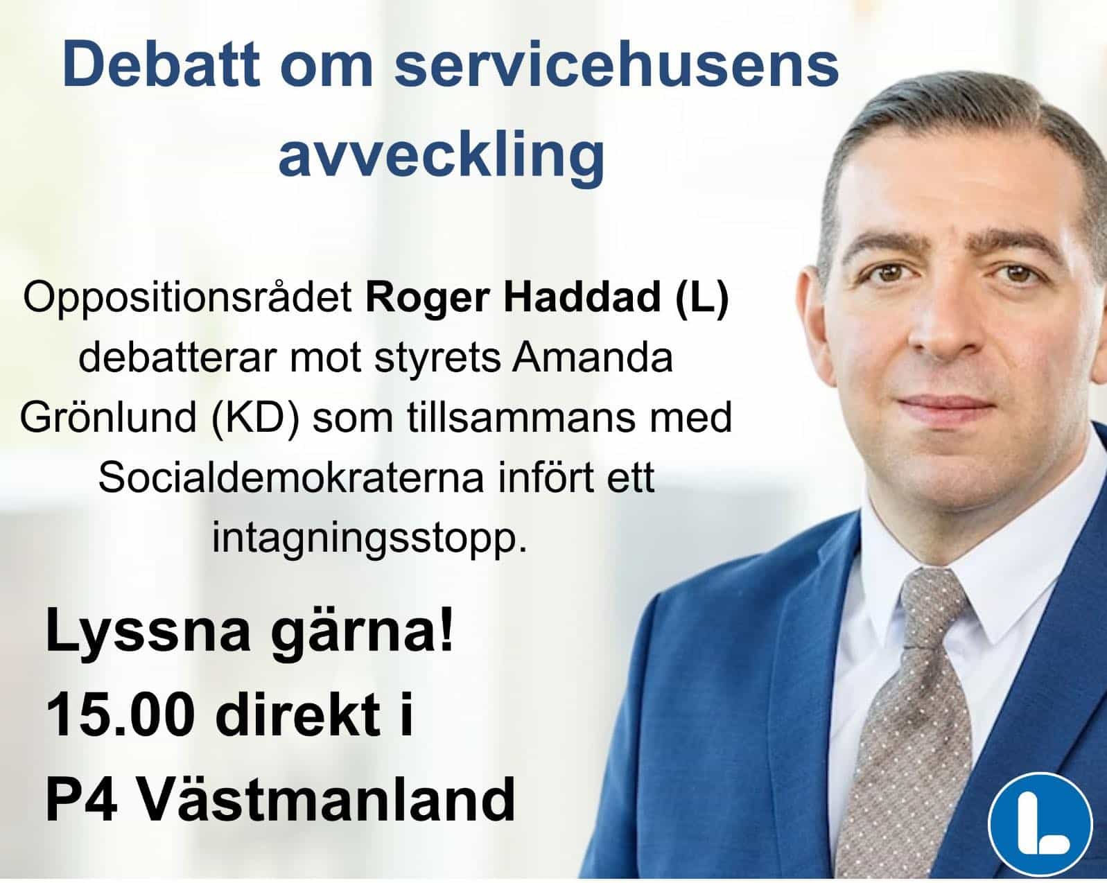 Radiodebatt om servicehus