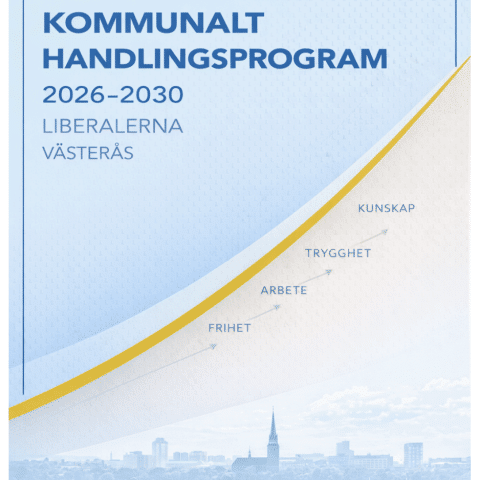 Liberalt kommunalt handlingsprogram med fokus på skola, trygghet, vård, företagande, klimat, frihet och möjligheter för kommunens invånare.